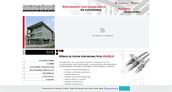 Desktop Screenshot of minsbud.pl